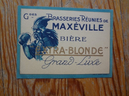 Beer label brasserie reunies - brasserie,