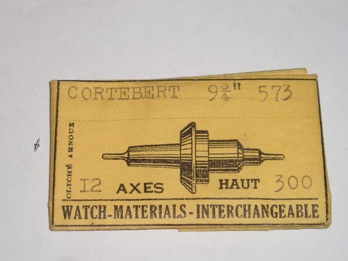 Cortebert balance staff - , 571