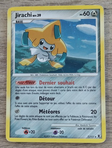 Carte pokémon jirachi holo - pokémon,