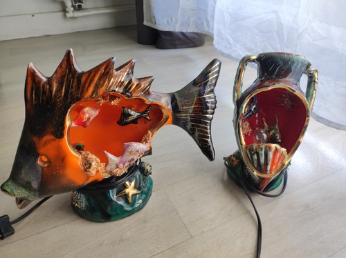 Lampes céramique vallauris - céramique,