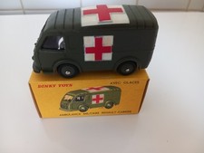 DINKY TOYS AMBULANCE MILITAIRE N°80F NEUF + BOITE D'ORIGINE MADE IN FRANCE