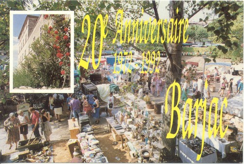 Barjac carte postale - barjac, 38