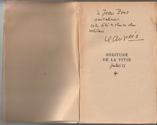 Autographe jean giono - autographe,