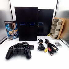 PS2 PlayStation 2 Console Midnight Black SCPH-50000 Boxed Game Japanese Tested