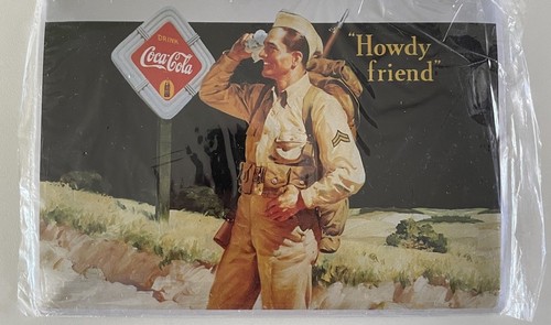 Plaque métallique Coca-Cola