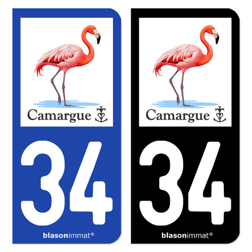 Autocollant plaque