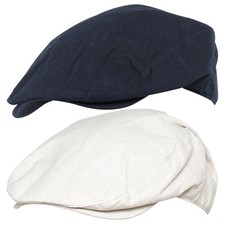 Casquette Plate En Lin Pour