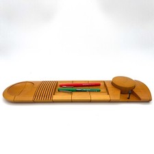 EDWOOD - Nécessaire de Bureau en Teck (massif) - circa 1980 - design