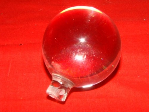 Boule cristal lisse tenon - cristal, à