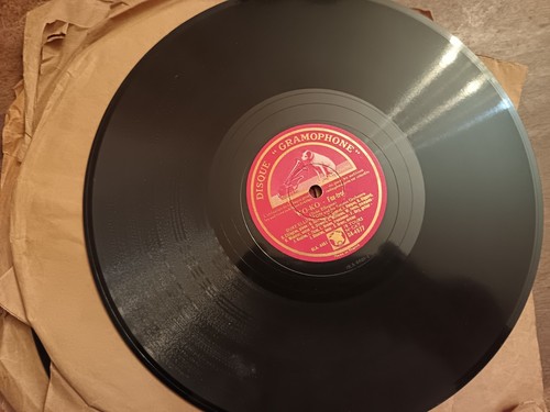Disque tours gramophone - disque, 78