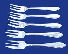 Zilmeta No. 518 Stainless, Holland, Gero - Small Pastry Fork 4 5/8" - Set of 5