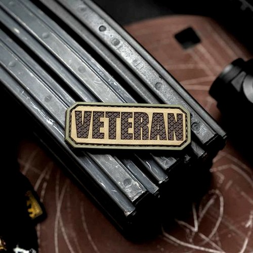 Veteran patch militaire 3d - militaire, "3d"