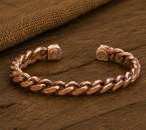 Bracelet magnétique cuivre - bracelet, en
