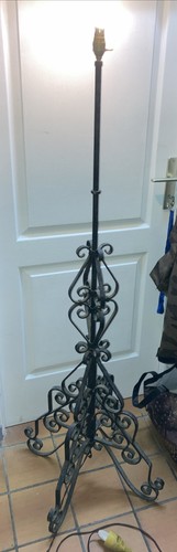 Ancien pied lampadaire - ancien, de