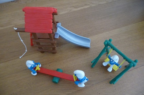 Schtroumpf schleich aire de - schtroumpf, :