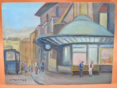 Peinture huile sur - l'huile,