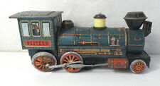 Train locomotive tôle." MODERN TOYS TRADE MARK" Western. années 60. Japan