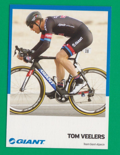 Cyclisme carte cycliste tom - carte,