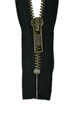 Noir Métal Fermeture Éclair