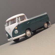 VW Volkswagen T1 Combi Pick Up Green/White 1:43 Detailed Metal Model