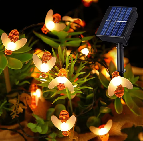 Guirlande solaire abeilles led - abeilles,