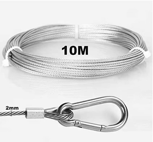 Câble inox 304 2mm - 10m, –