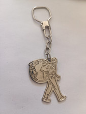 Vintage 70' Le Guide du ROUTARD World Map Walker Keychain