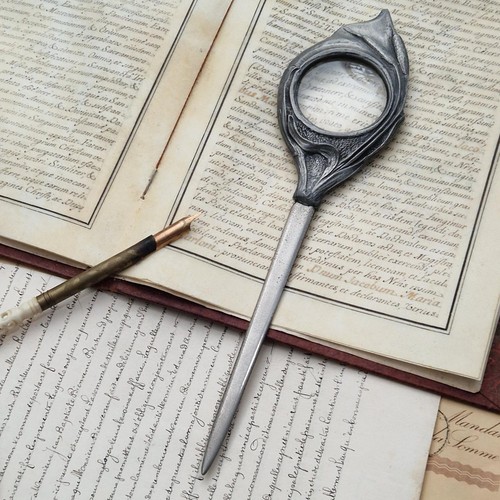 Loupe ouvre lettres - ouvre-lettres, art