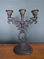 Ancien Bougeoir En Laiton AGAD