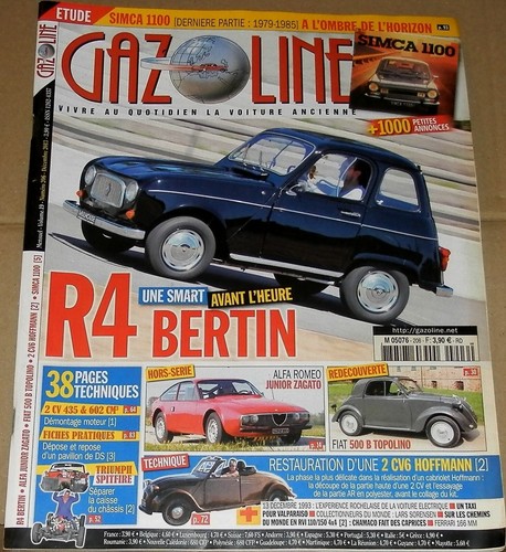 Ancien magasine gazoline - magasine,