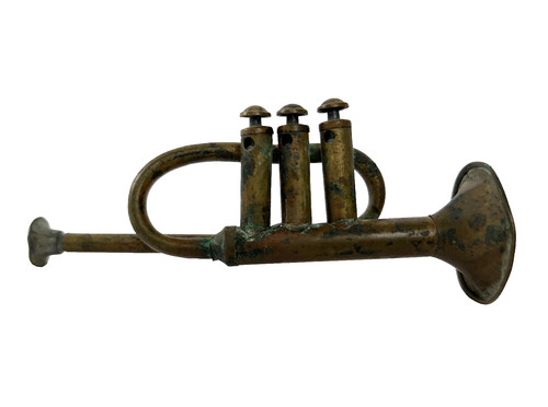 Trompette miniature laiton - en,