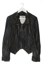M.O.D. Veste en cuir Dames Veste T EU 38 noir-brun style décontracté