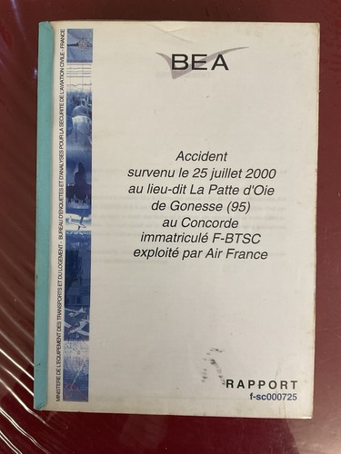 Avion concorde rapport bea - concorde, :