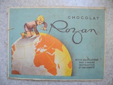 album chocolat Rozan encyclopédie image french chocolate card album 50s chromos