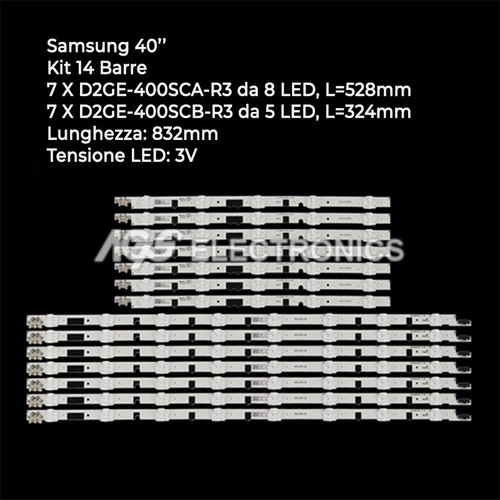 Kit barres bandes - barres, led-tv