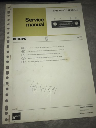 Genuine philips car radio - car,