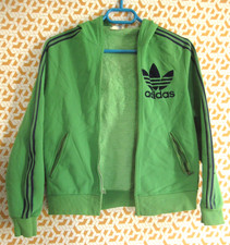 Veste Adidas capuche Ventex Trefoil vert 70'S Vintage Jacket tracksuit - XS