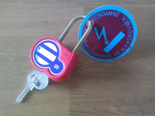 Cadenas condamnation avec - de,