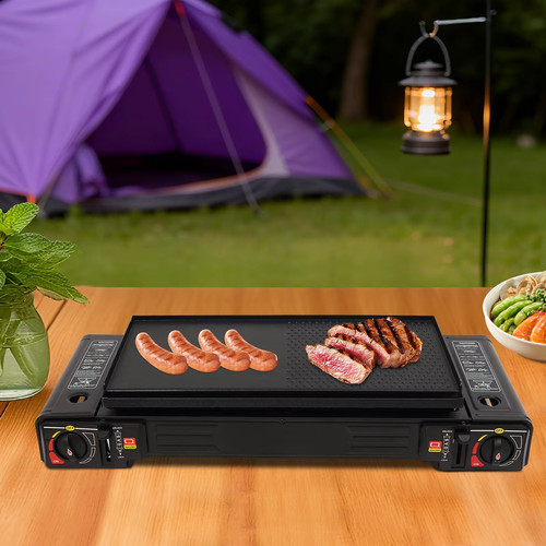 Réchaud camping brûleur gaz - camping,