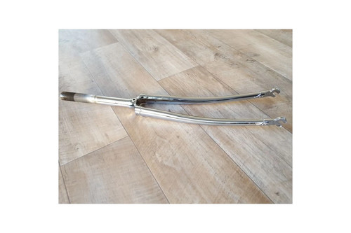 Fourche vélo chromée - de,
