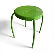 Tabouret IKEA Design Maria Vinka Vert Vintage Années 90