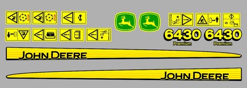 John deere 6430 - john, autocollants