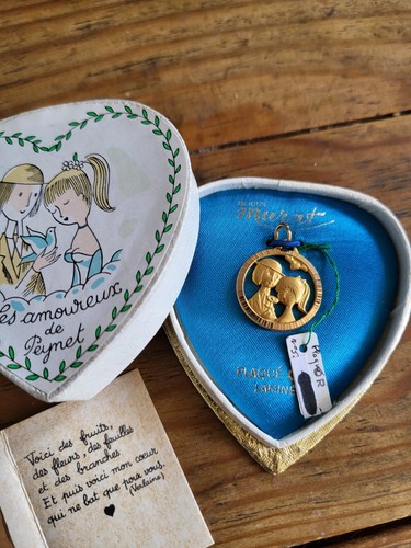 Pendentif plaqué amoureux - plaqué,