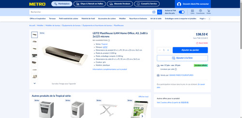Leitz plastifieuse ilam home - leitz,