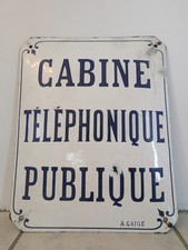 Ancienne Plaque Émaillée