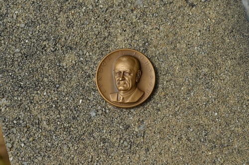 Médaille lyndon johnson - médaille, "lyndon