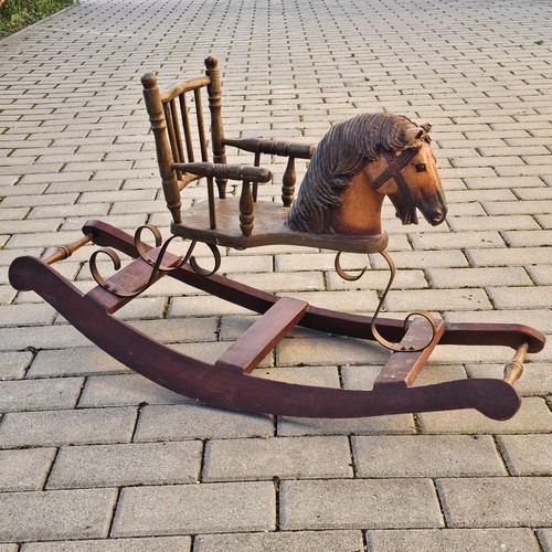 Ancien cheval bois - cheval,