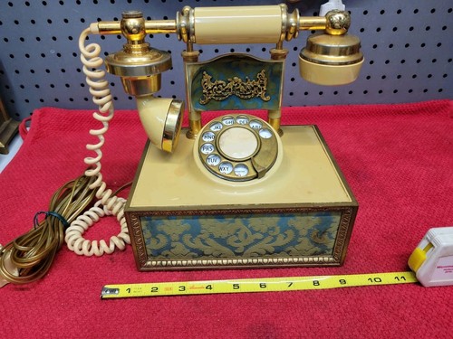 Vtg deco tel rotary - rotary, dial