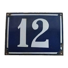 ANCIENNE PLAQUE ÉMAILLÉE