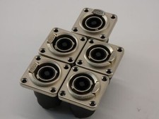 *Lot of 5* Neutrik NLT4FP speakON Female Connector 4P